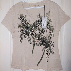 👕 PALM PRINT EVA KAYAN LOT35 Size (EU-38,US-28, S)